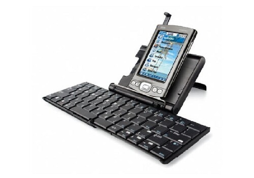 Zire 72 acoplado a um teclado portátil