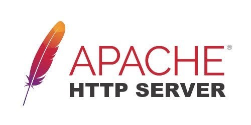 Logo clássico do Apache HTTP Server, representado por uma pena colorida.