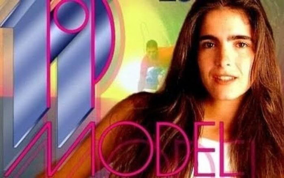 Malu Mader em chamada de Top Model