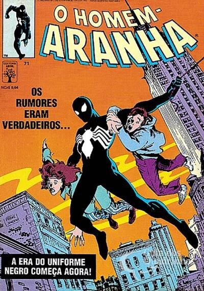 Capa do Homem Aranha 71