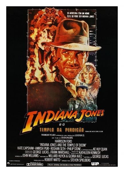 Cartaz de Indiana Jones e o Templo da Perdição