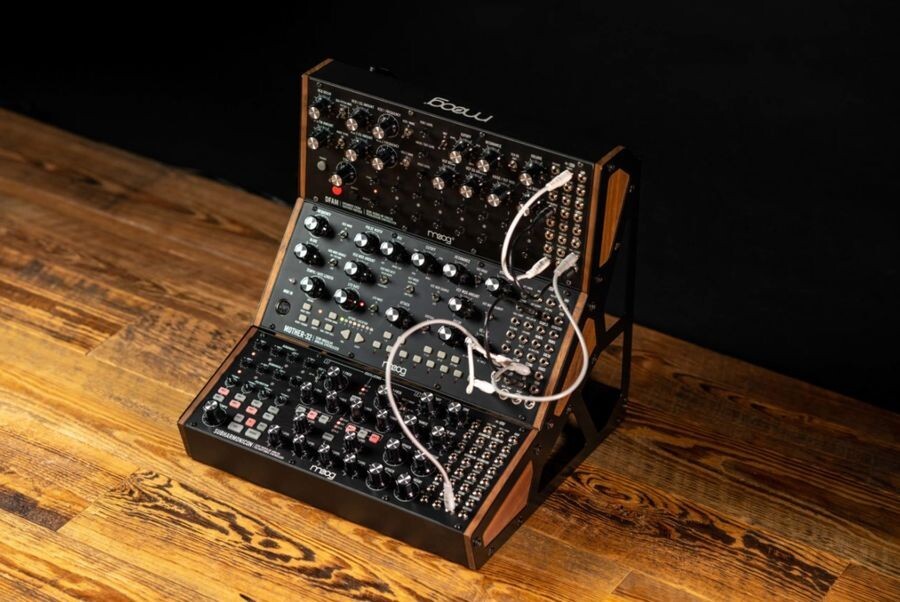 Um sintetizador Moog