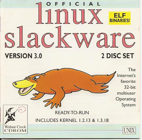 Capa do CD do Slackware 3.0