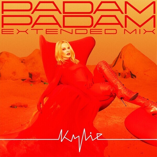 Capa de Padam Padam, single e sucesso recente de Kylie