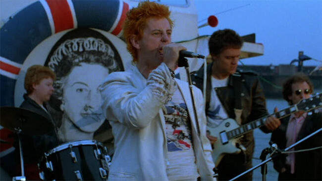 Os Sex Pistols a bordo