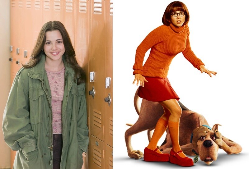 Linda linda em Freaks and Geeks e caracterizada em Scooby Doo