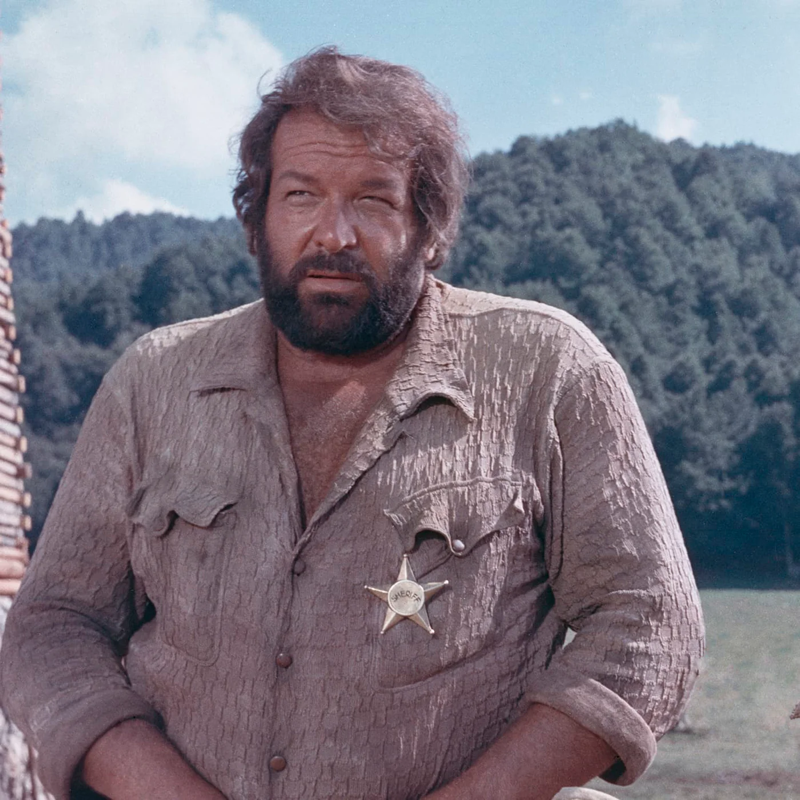 Bud Spencer em filme da série Trinity