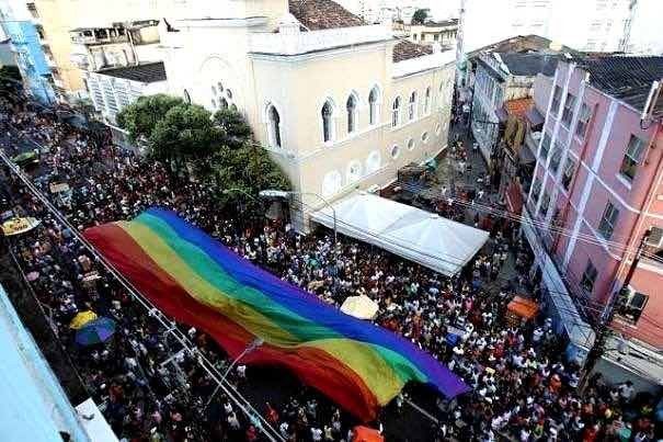 Uma parada do Orgulho mais recente, em Salvador.