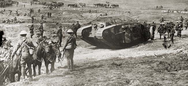 Os tanques entraram em combate no 3º mês da longa batalha