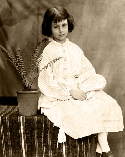 Alice Liddell, fotografada por Lewis Carroll