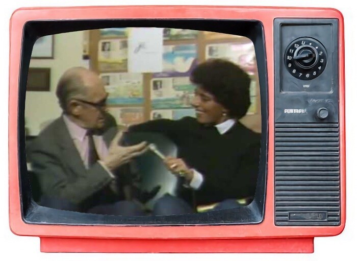 Drummond na tela do Jornal Hoje em 1981