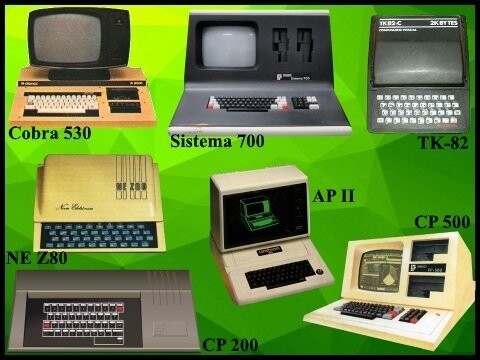 Alguns computadores do começo dos anos 80 no Brasil, incluindo o NEZ80, TK82C, Sistema 700, Cobra 530 e mais