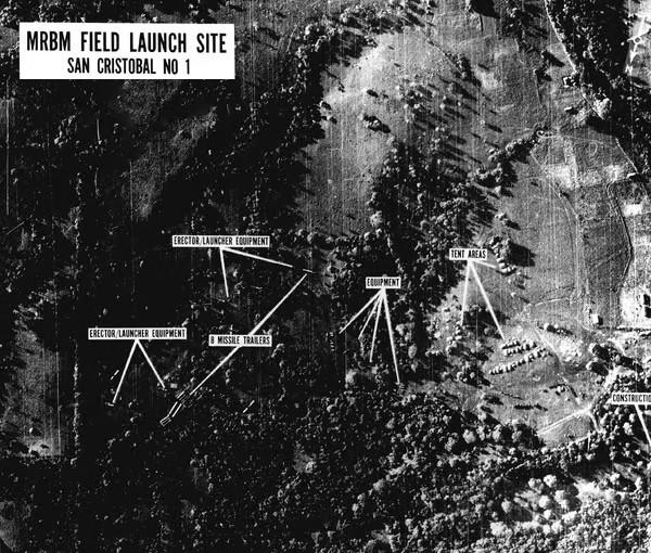 Uma das fotos mostrando as instalações nucleares em Cuba