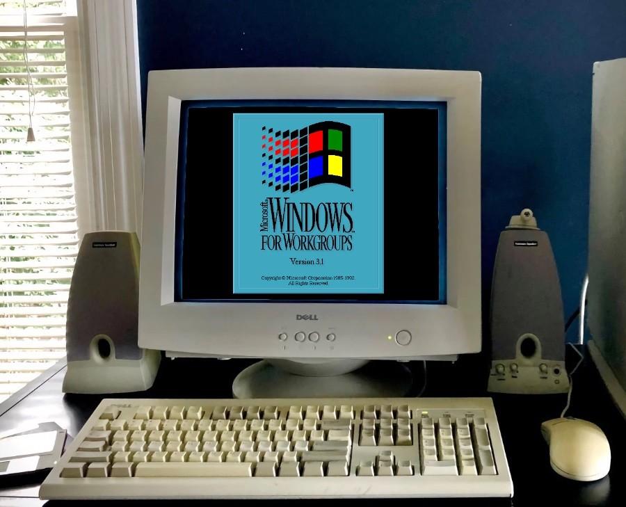 Tela de abertura do Windows for Workgroups 3.1