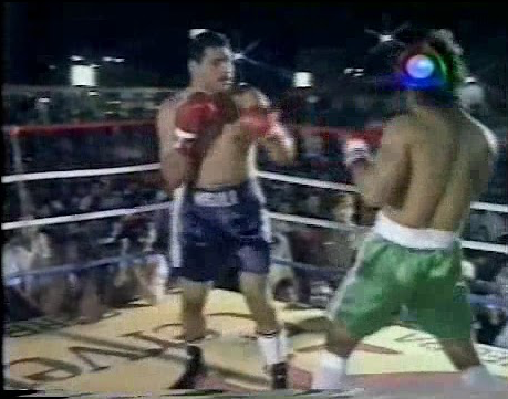 A luta Maguila X Butzbach, de 1984, em imagem de arquivo da TV Record.