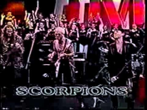 A banda Scorpions no Programa Livre