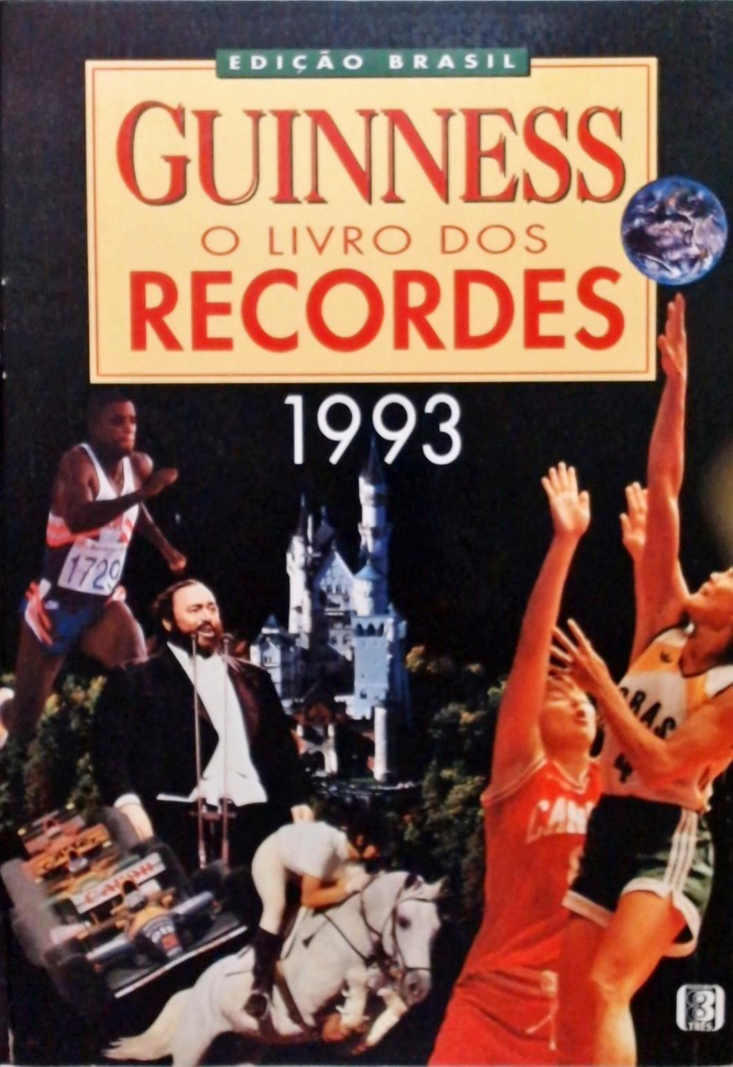 Capa da edição brasileira do “Guiness, o livro dos recordes“