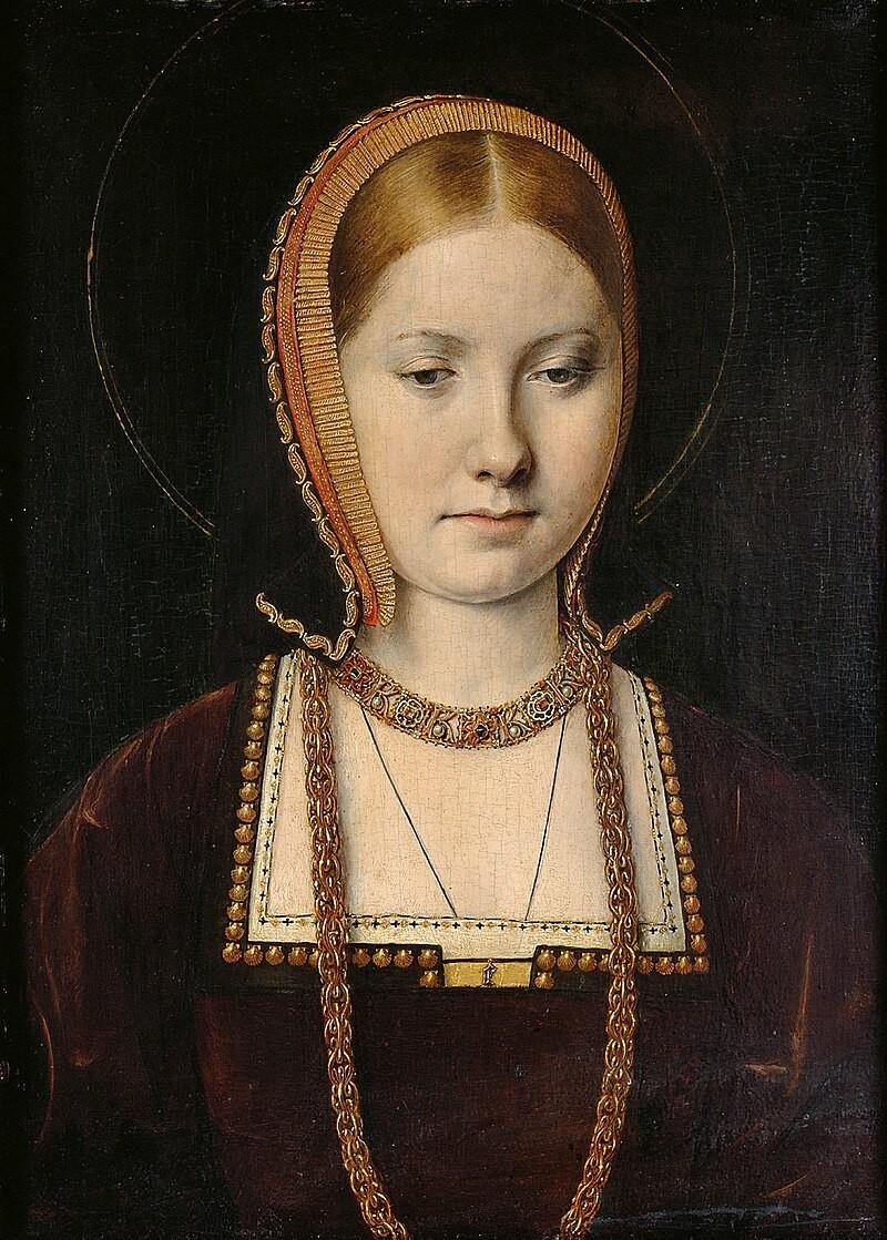 Retrato da jovem Catarina de Aragão, por volta de 1502