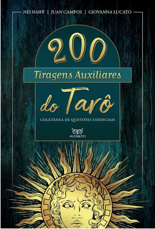 Capa do livro mencionado no post, ornamentada por uma figura estilizada representando o Sol com uma face feminina