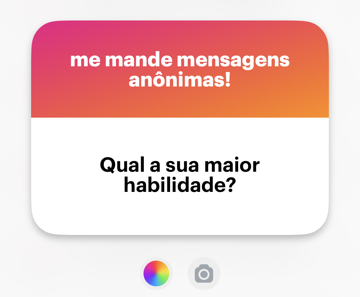 Banner do NGL com o texto: “Qual a sua maior habilidade?”