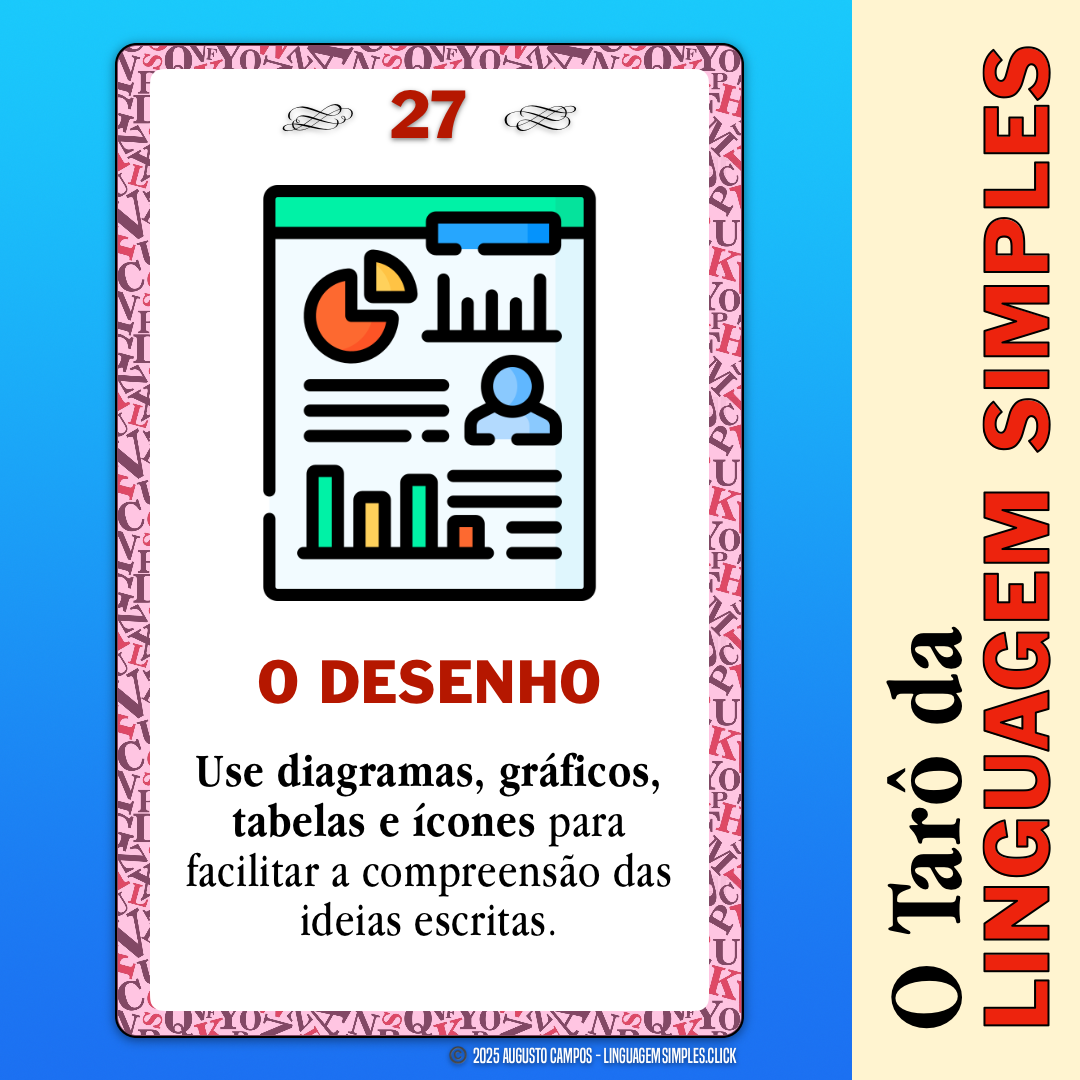 Imagem da carta descrita no post, contendo um ícone representando um documento contendo textos, desenhos e gráficos estatísticos.