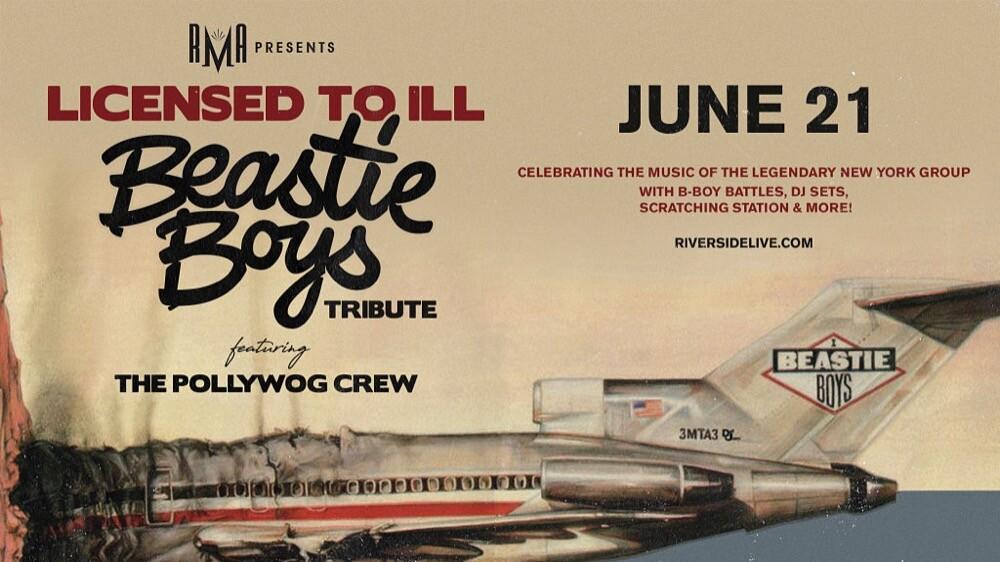 Peça promocional de um tributo ao lançamento de Licensed to Ill.