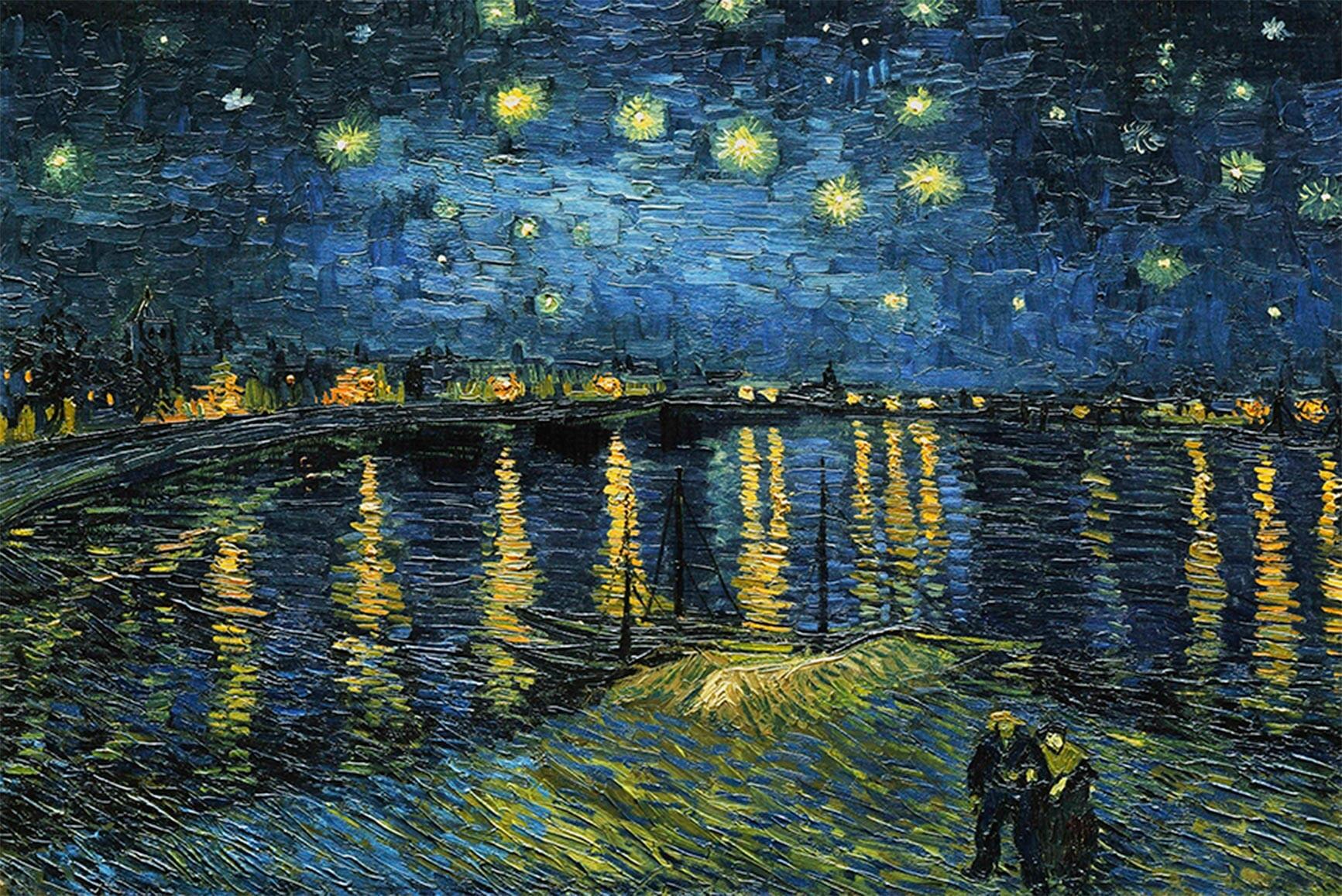 O quadro 'Noite Estrelada'
