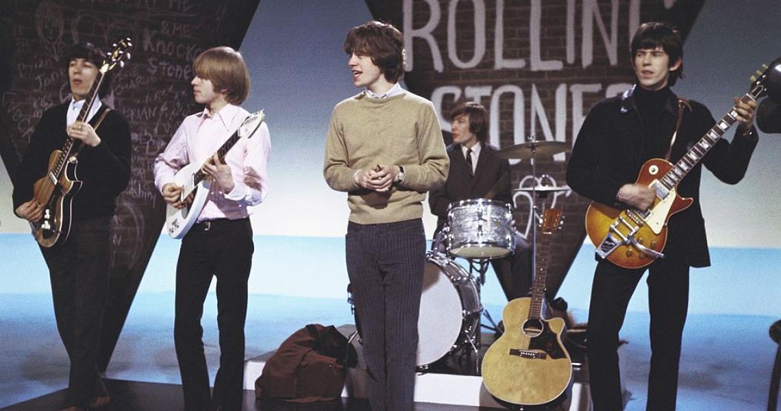 Rolling Stones no palco em 1965