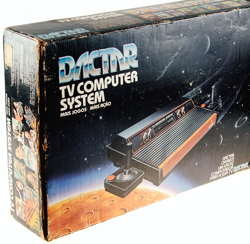 Caixa de um modelo do Dactar