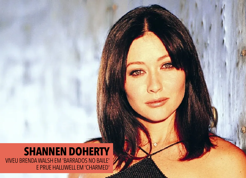 FOTO DE SHANNEN DOHERTY - Viveu Brenda Walsh em 'Barrados no Baile' e Prue Halliwell em 'Charmed'